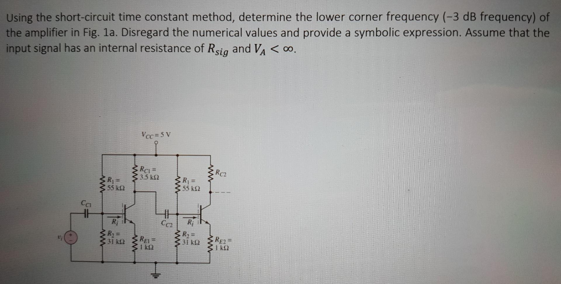 Solved Using the shortcircuit time constant method,