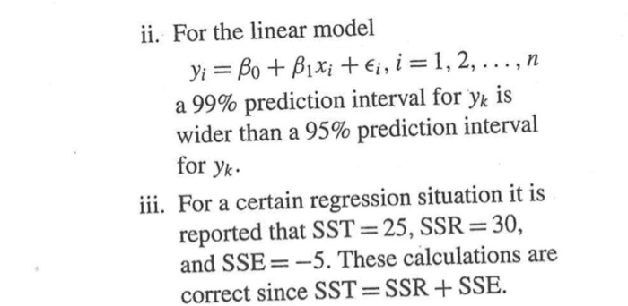 2 7 A Consider The Model Yi B E 0 Chegg Com