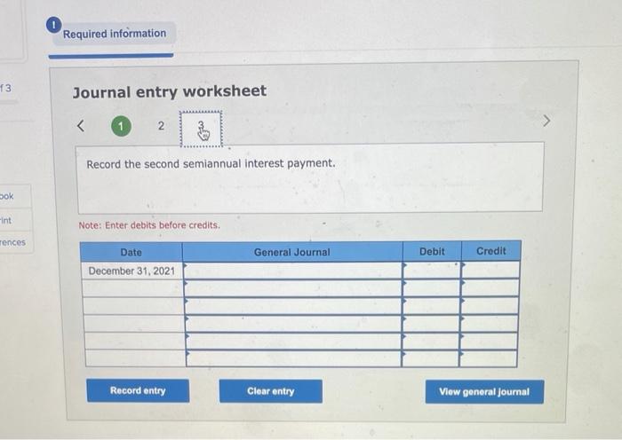 Solved Check my work Required information {The following | Chegg.com
