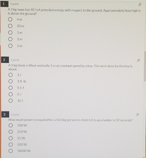 Solved Need help finding the correct answer to physics for | Chegg.com