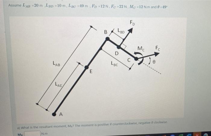 Solved Two Pipes AB And BC Are Welded Together. One Couple | Chegg.com