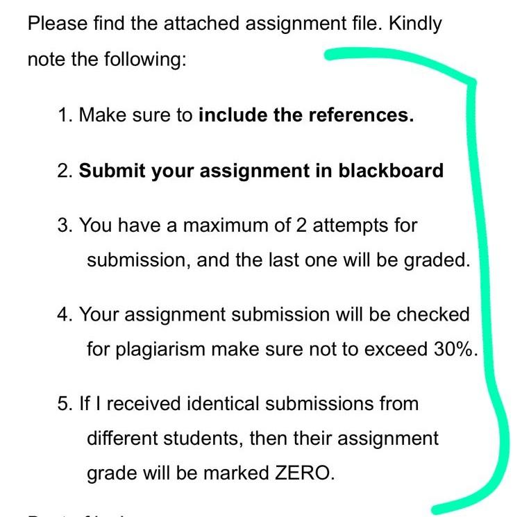 Please find the attached assignment file. Kindly note