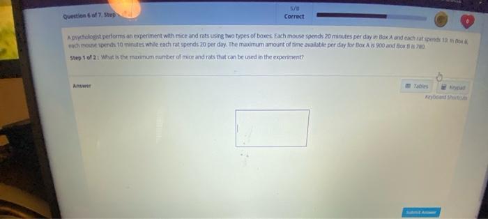Solved Step 1 of 2: What is the maxmum number of mice and | Chegg.com