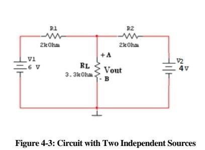 Solved 4.3.3 Superposition theorem 1. Analyze the circuit | Chegg.com