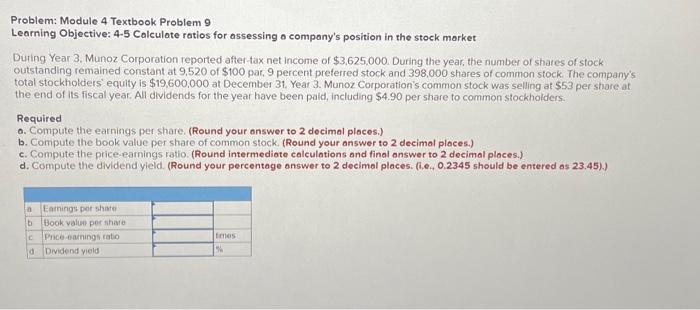 Solved Problem: Module 4 Textbook Problem 9 Learning | Chegg.com