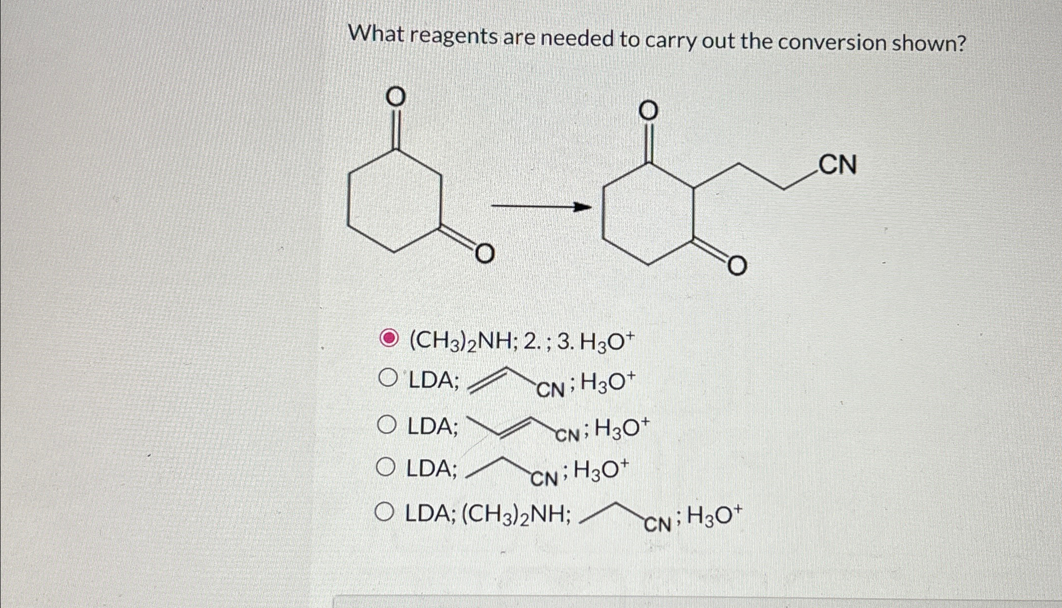 What reagents are needed to carry out the conversion | Chegg.com