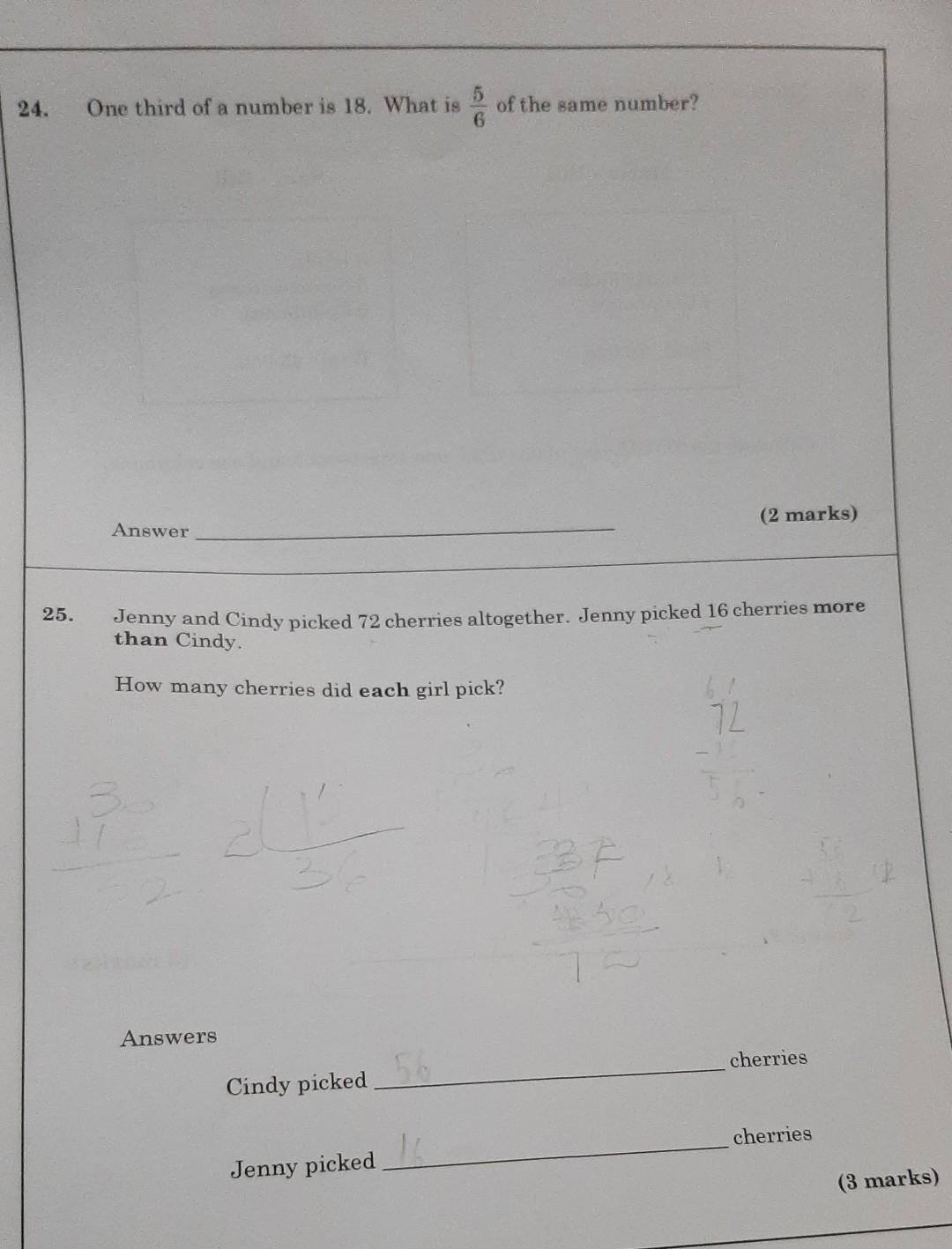 what is the answer of 1 3 of 18