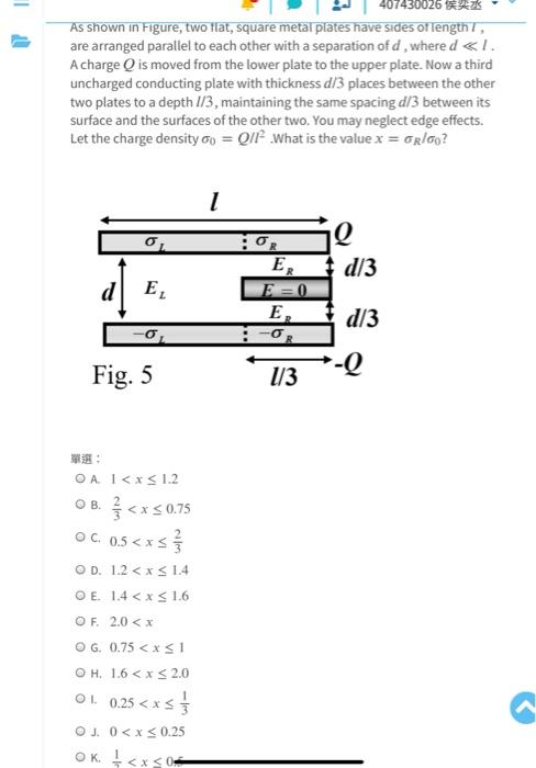 Solved 407430026 ** As shown in Figure, two flat, square | Chegg.com