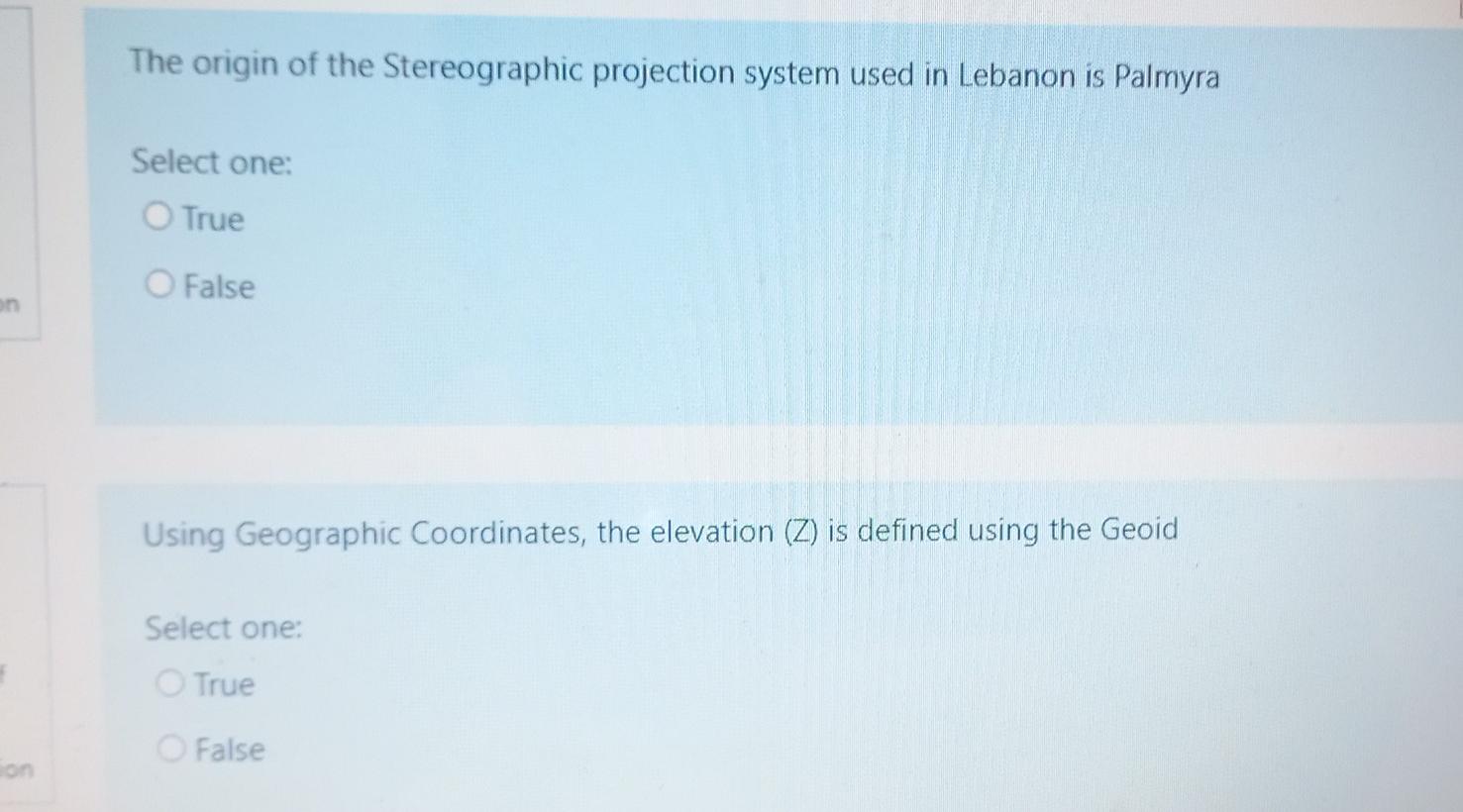 Solved The origin of the Stereographic projection system | Chegg.com