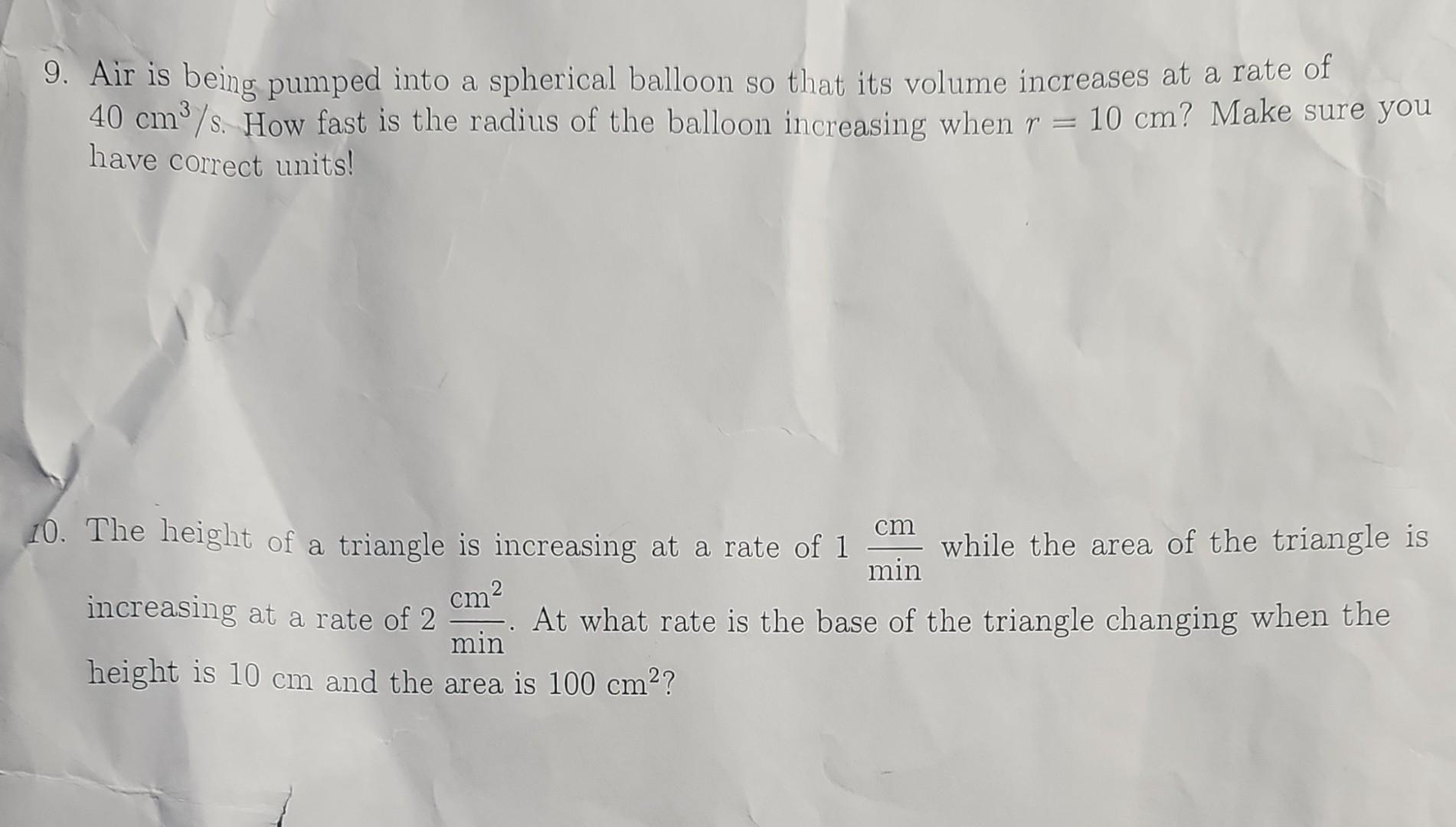 Solved please show your work and each step you did to solve, | Chegg.com