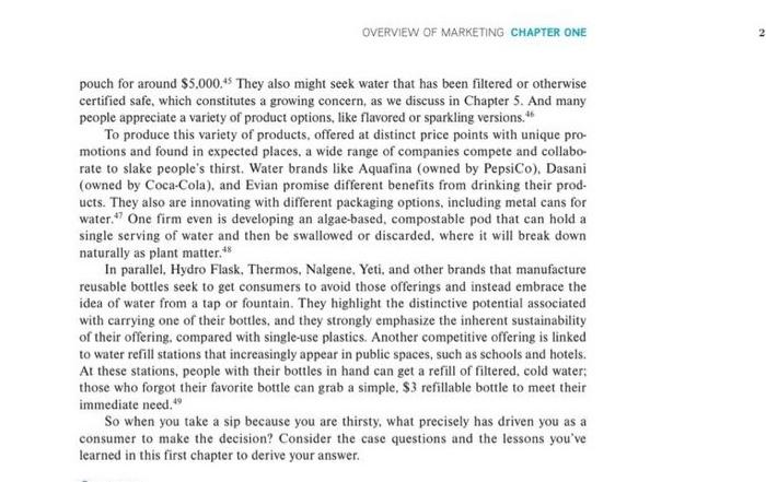 Solved marketing ** please i need a unique answer 1. How | Chegg.com