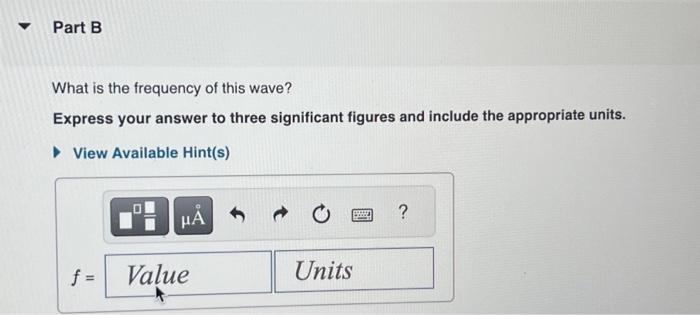 Solved Consider the wave shown in (Figure 1). Figure 1 of 1 | Chegg.com
