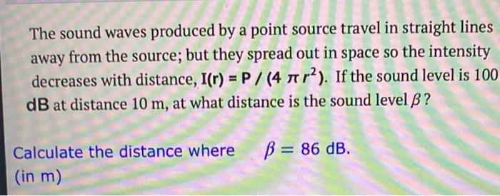 Solved The sound waves produced by a point source travel in | Chegg.com