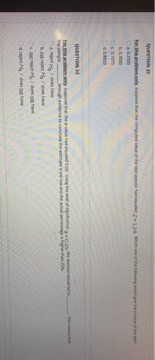 Solved QUESTION 30 Use the following information to answer | Chegg.com