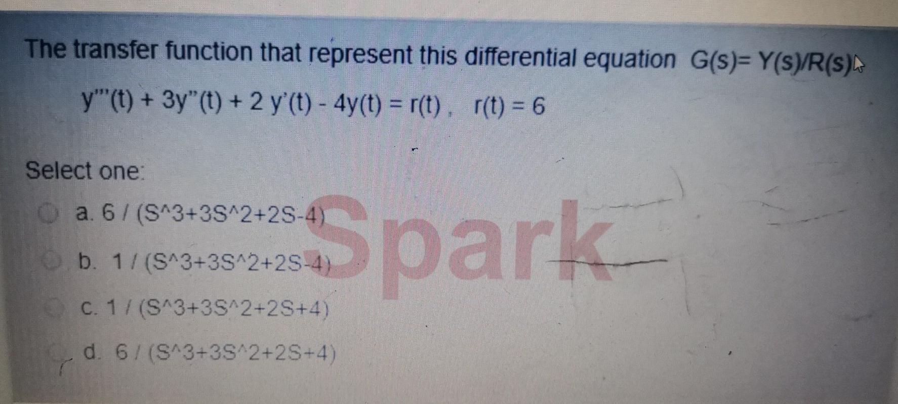 Solved In first order system if we decrease input Select | Chegg.com