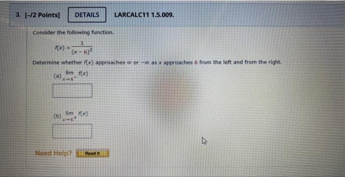 Solved Consider the following function and graph. | Chegg.com