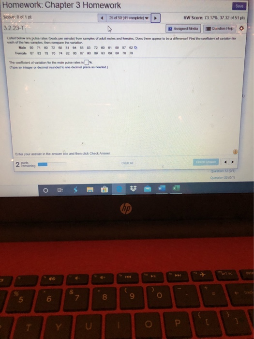 Solved Homework: Chapter 3 Homework Save Score of 1 pt 25 of | Chegg.com