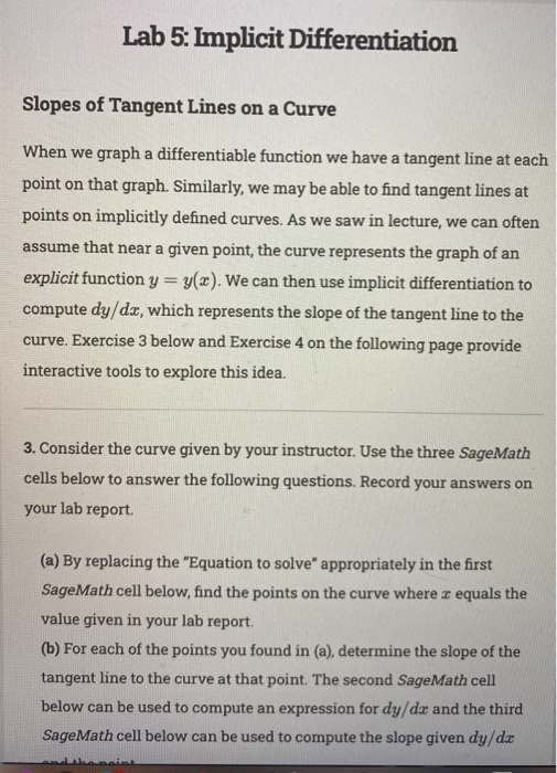 MATH 273.003 Lab Report #5 1 Name: 1. (1 pt) Use the | Chegg.com