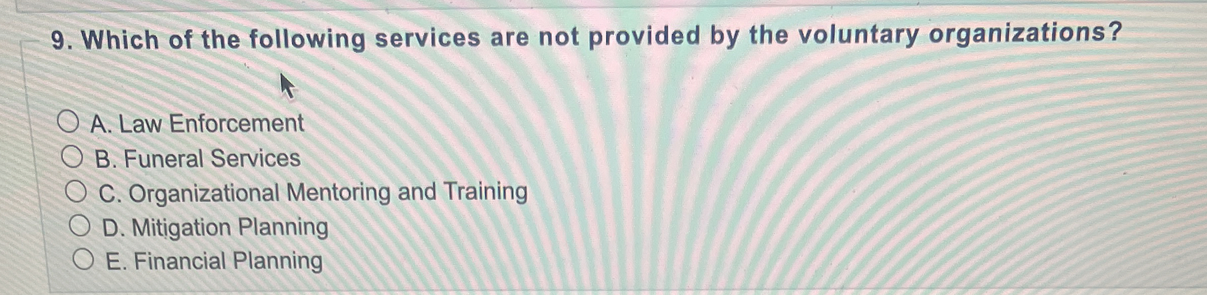Solved Which of the following services are not provided by | Chegg.com