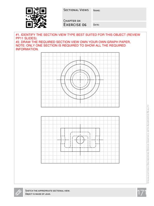 Solved SECTIONAL VIEWS NAME: CHAPTER 04 EXERCISE 06 DATE #1. | Chegg.com