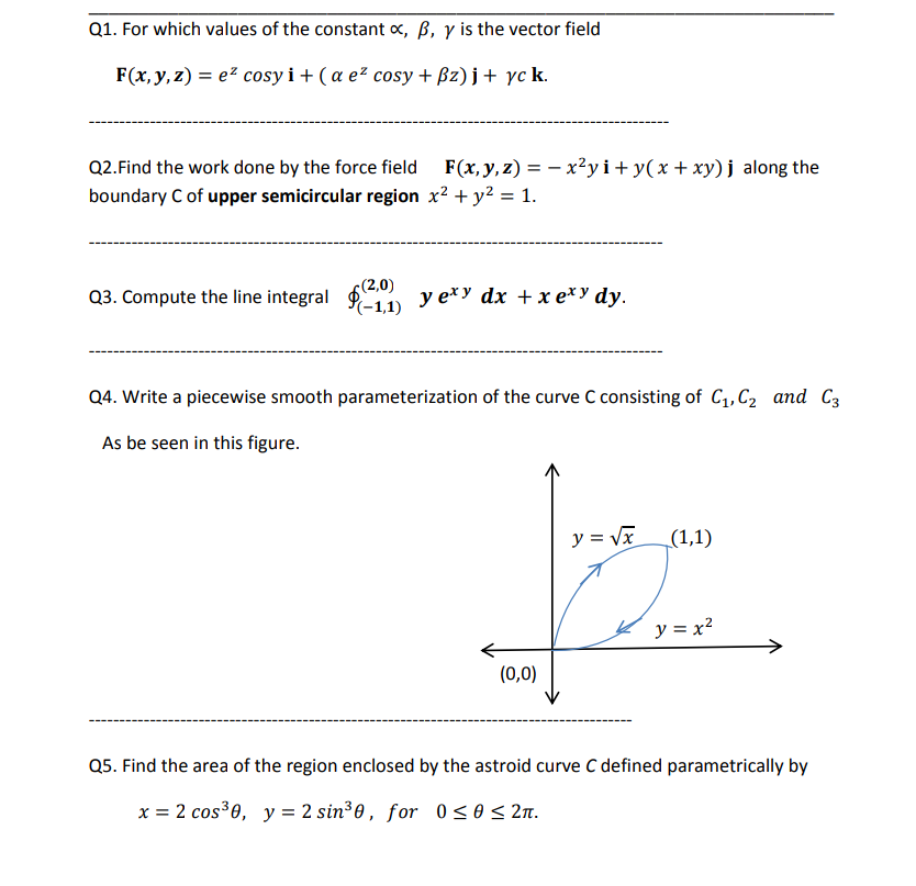 Solved Q1 For Which Values Of The Constant Ss Y Is The Chegg Com