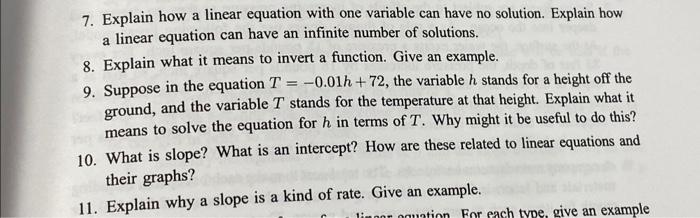 the solution of linear equation in one variable is always an integer