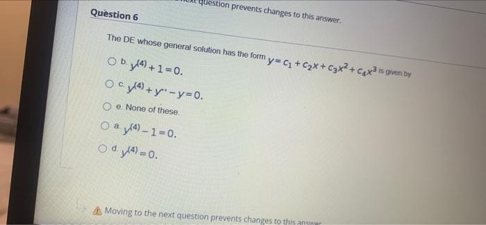 Solved question prevents changes to this answer. Question 6 | Chegg.com