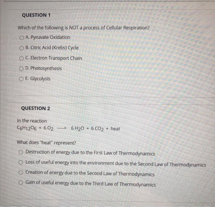Solved QUESTION 1 Which of the following is NOT a process of | Chegg.com