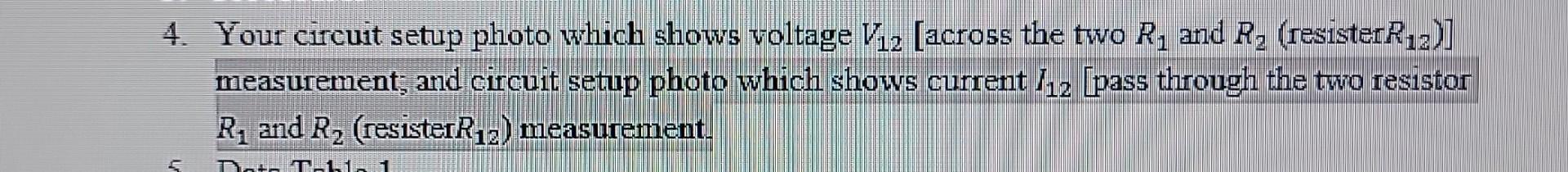 Lab 6 Combination of Series and Parallel Circuit | Chegg.com