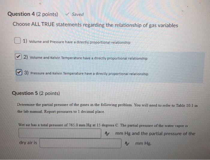 Solved Question 1 (2 points) Convert the given pressure into | Chegg.com