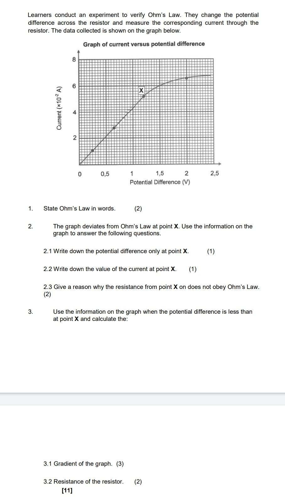Solved Learners conduct an experiment to verify Ohm's Law. | Chegg.com