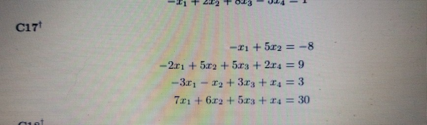 Solved For problems С10-C19, find all solutions to the | Chegg.com