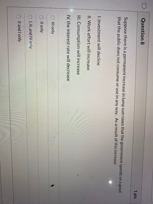 Solved Question 8 1 pts Suppose there is a permanent | Chegg.com