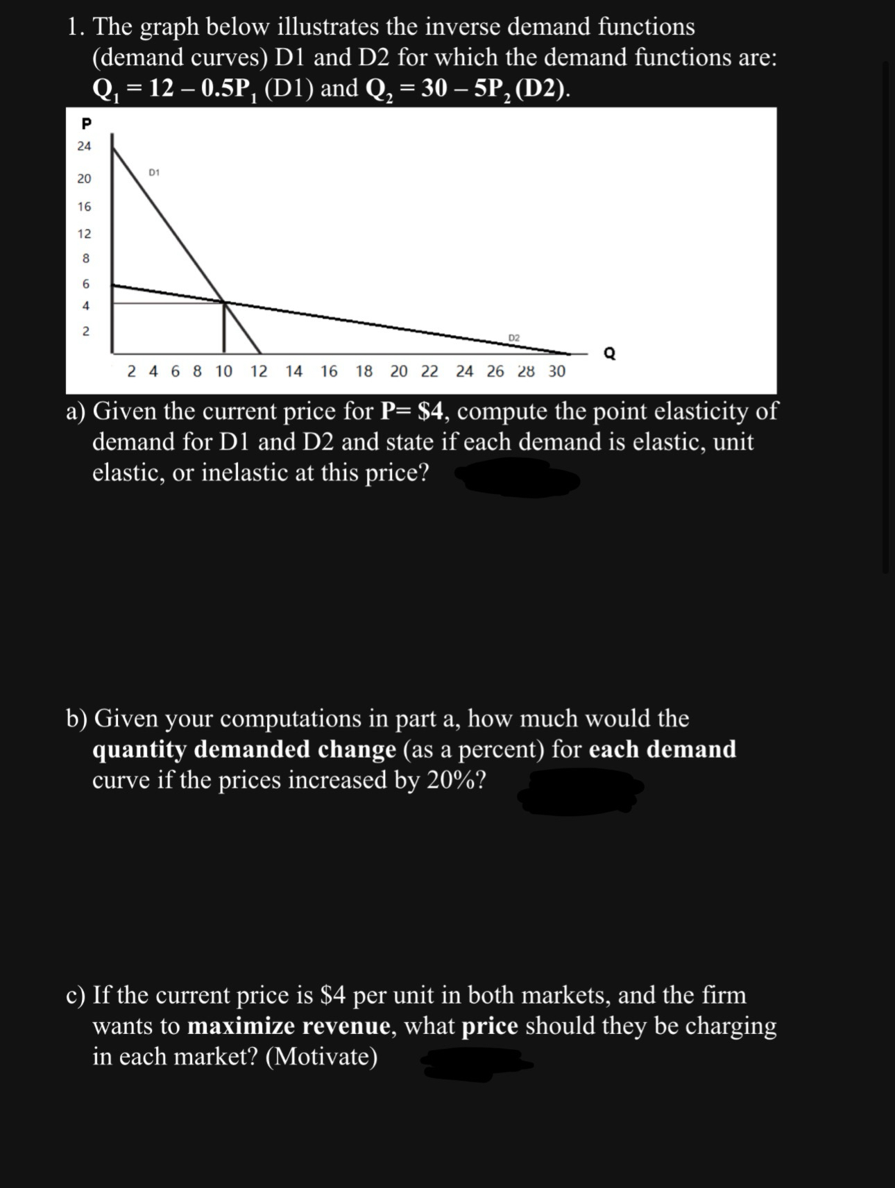 Solved The graph below illustrates the inverse demand | Chegg.com