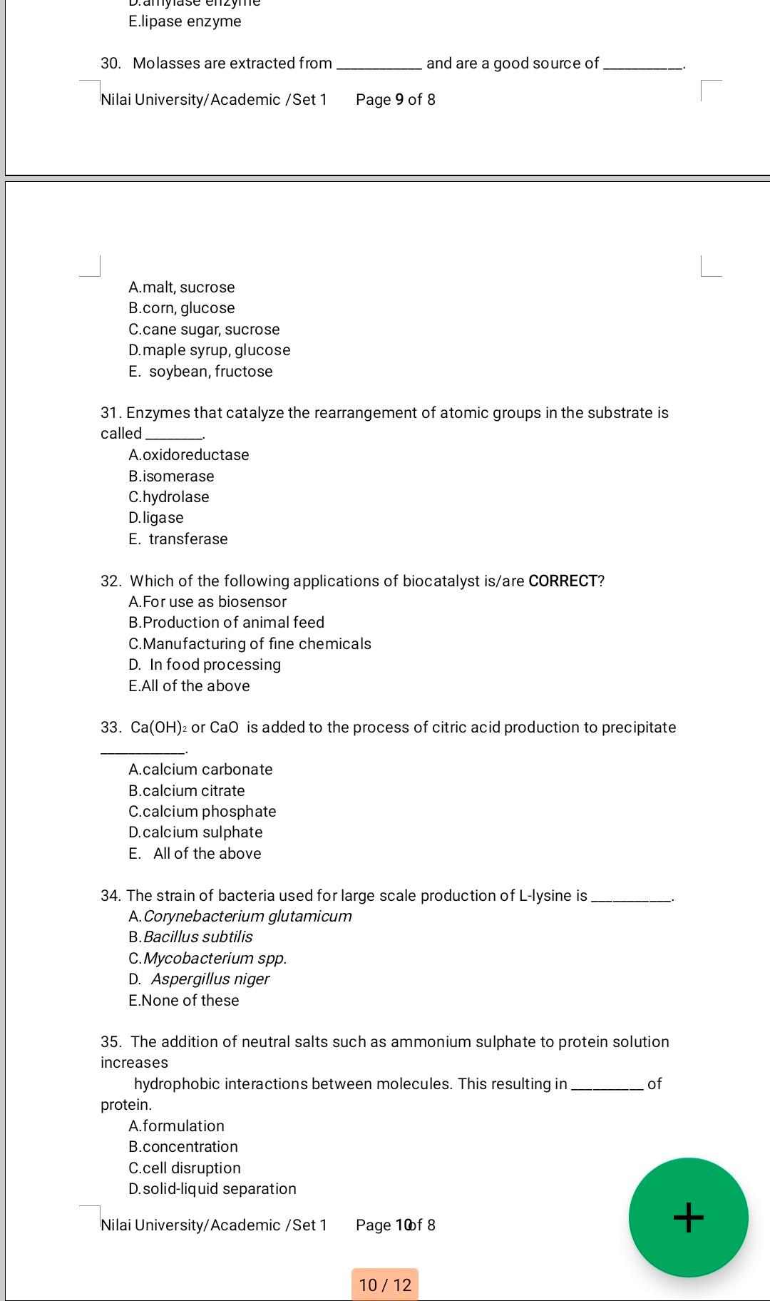 Solved SECTION A: MULTIPLE CHOICE (60 MARKS) Answer ALL | Chegg.com