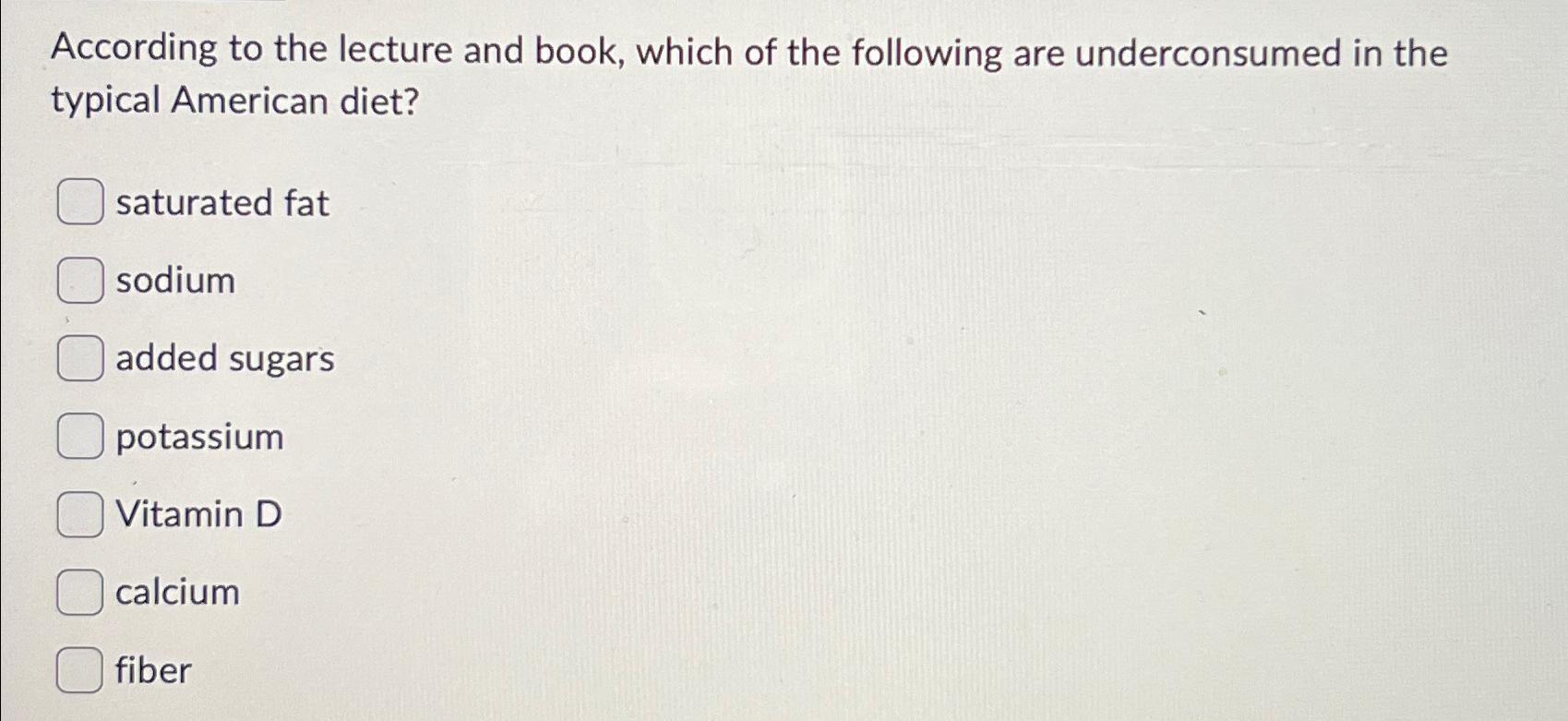 Solved According to the lecture and book, which of the