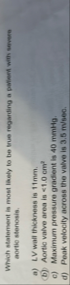 Solved Which statement is most likely to be true regarding a | Chegg.com