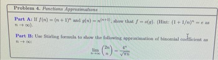 Solved Problem 4. Functions Approximations Part A: If | Chegg.com