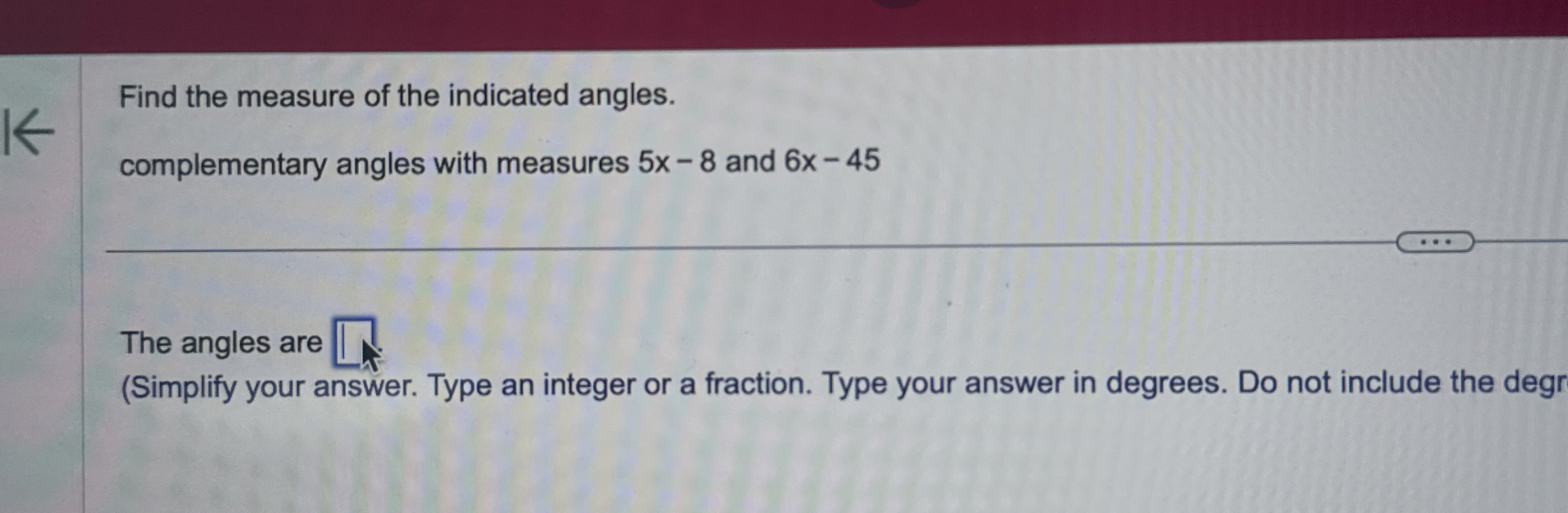 Solved Find the measure of the indicated | Chegg.com