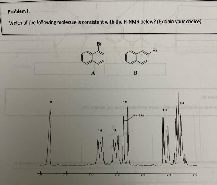 Solved Which of the following molecule is consistent with | Chegg.com