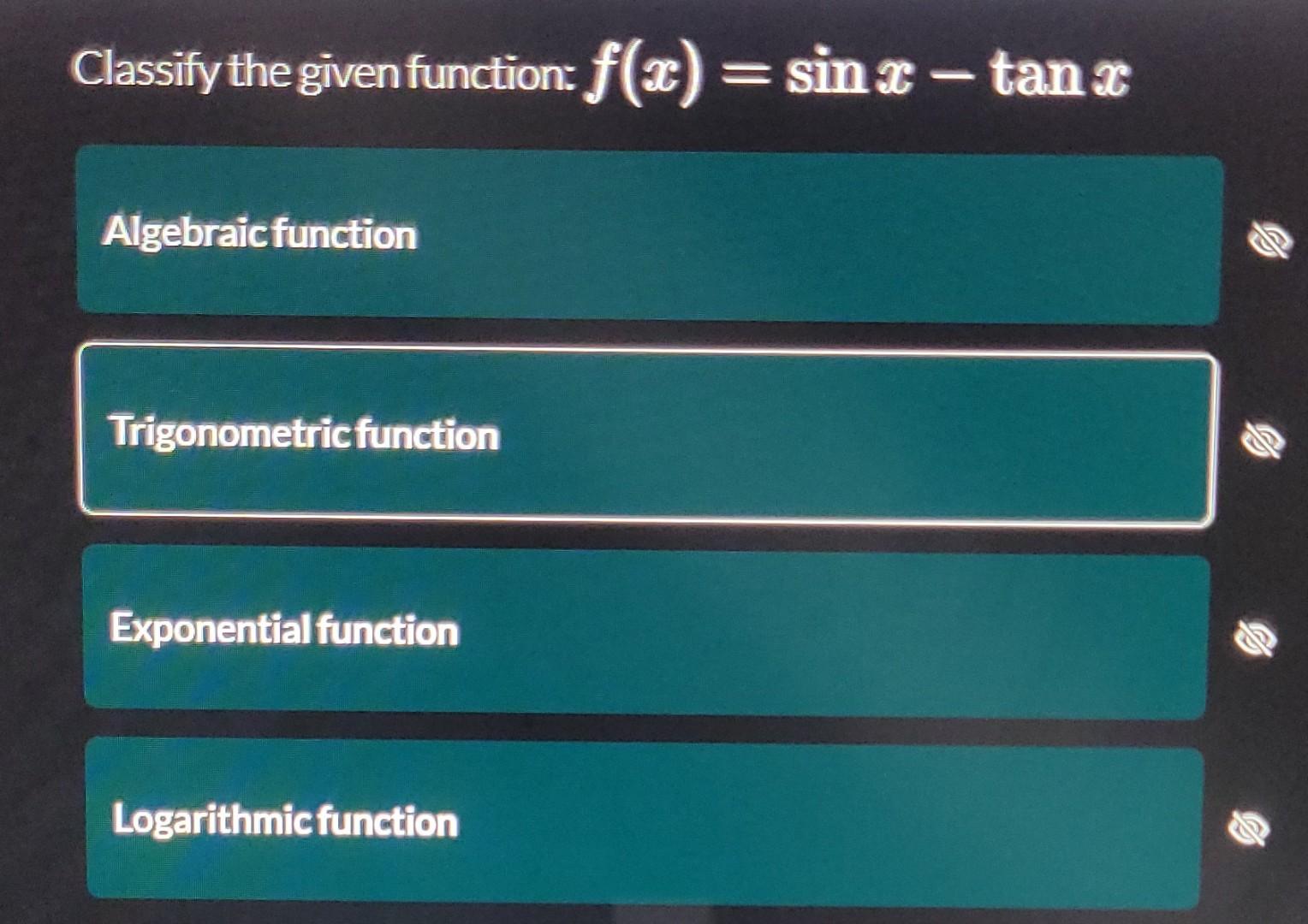 solved-classify-the-given-function-f-x-sinx-tanx-chegg