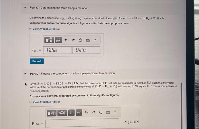 Solved Learning Goal: To Use The Dot Product To Find The | Chegg.com