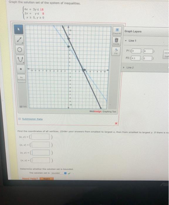 Solved Graph the solution set of the system of inequalities. | Chegg.com