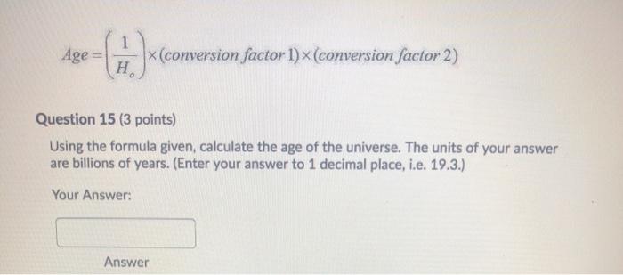 Solved Question 14 (2 points) Select the value for | Chegg.com
