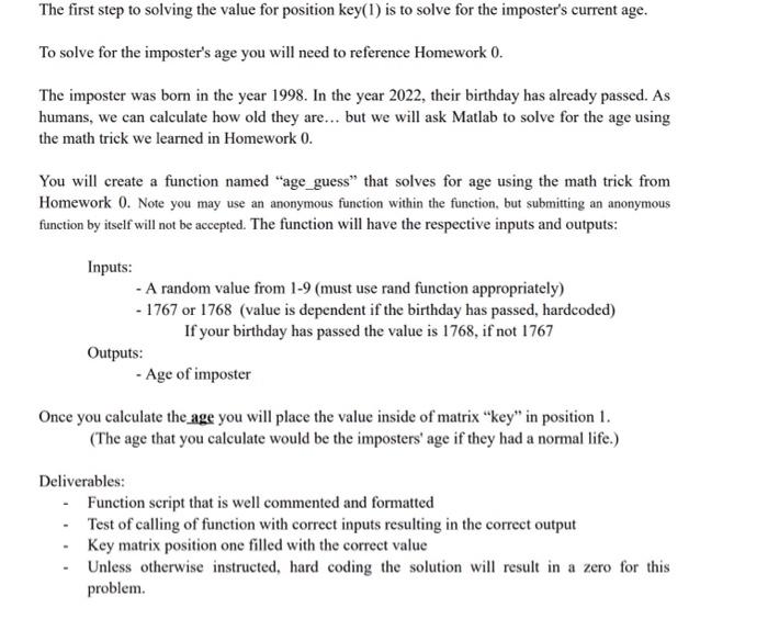 Solved I Already Got His Age, Please Help With Part B The | Chegg.com