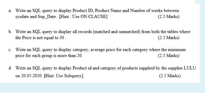 Solved Sql by oracle apex,, please answer the question i | Chegg.com