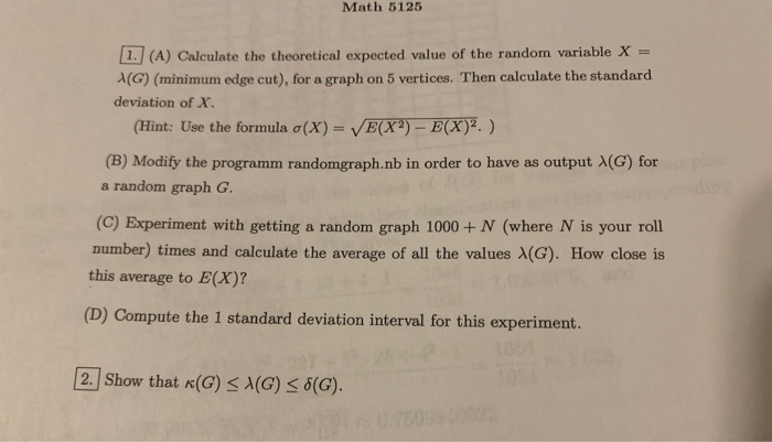 Discrete Math I Have Provided The Code For Part B Chegg Com