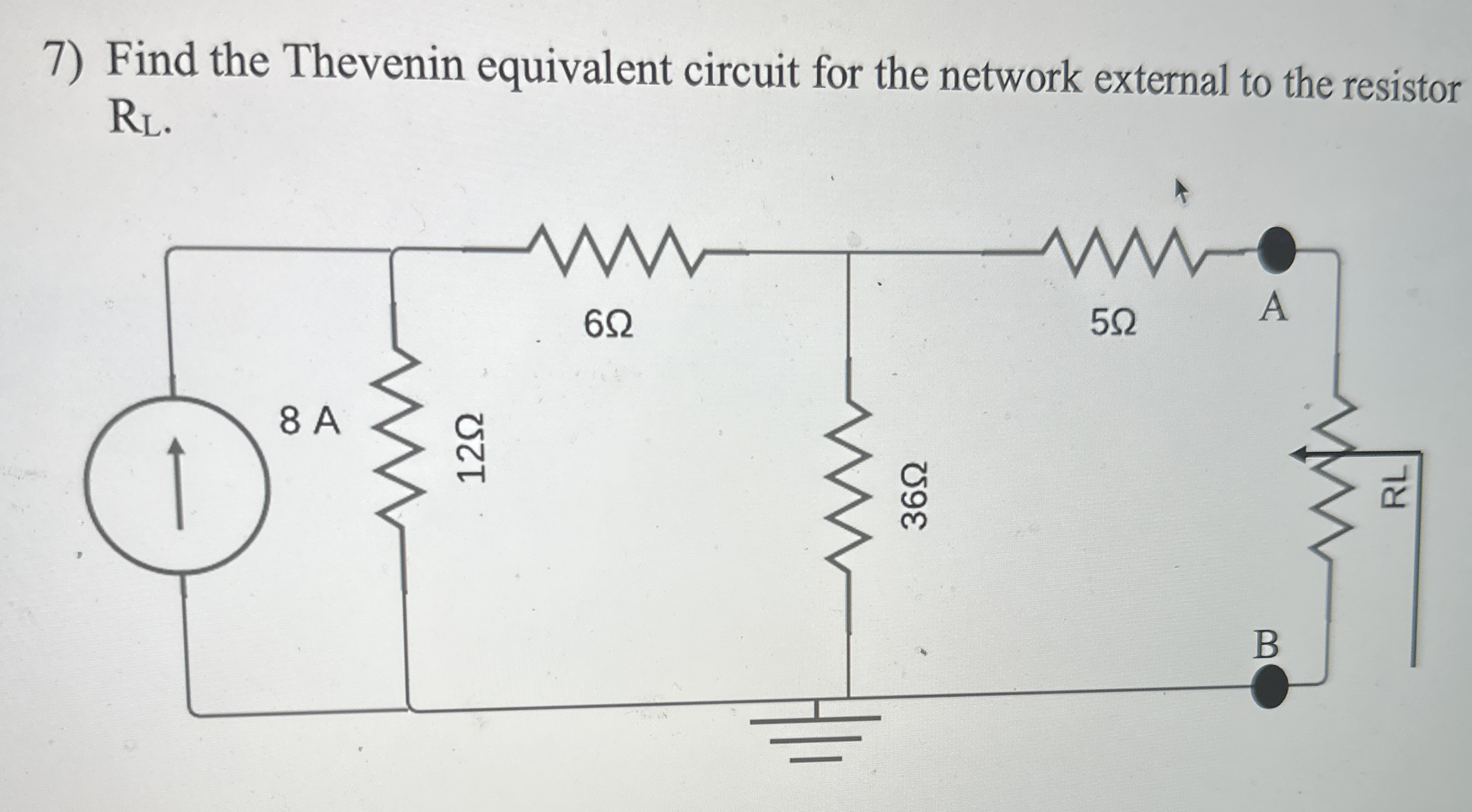 Solved Find the Thevenin equivalent circuit for the network | Chegg.com