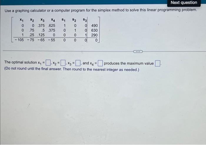 Solved Next Question Use A Graphing Calculator Or A Computer | Chegg.com