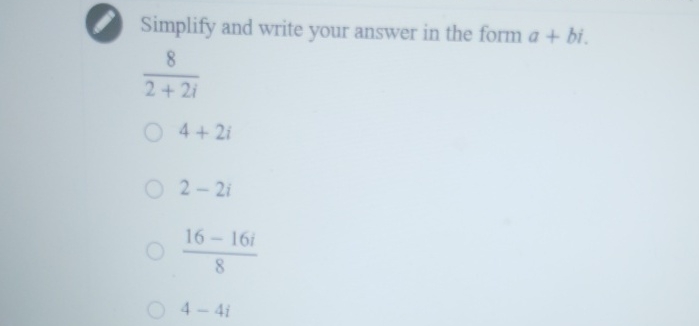 Solved Simplify and write your answer in the form | Chegg.com